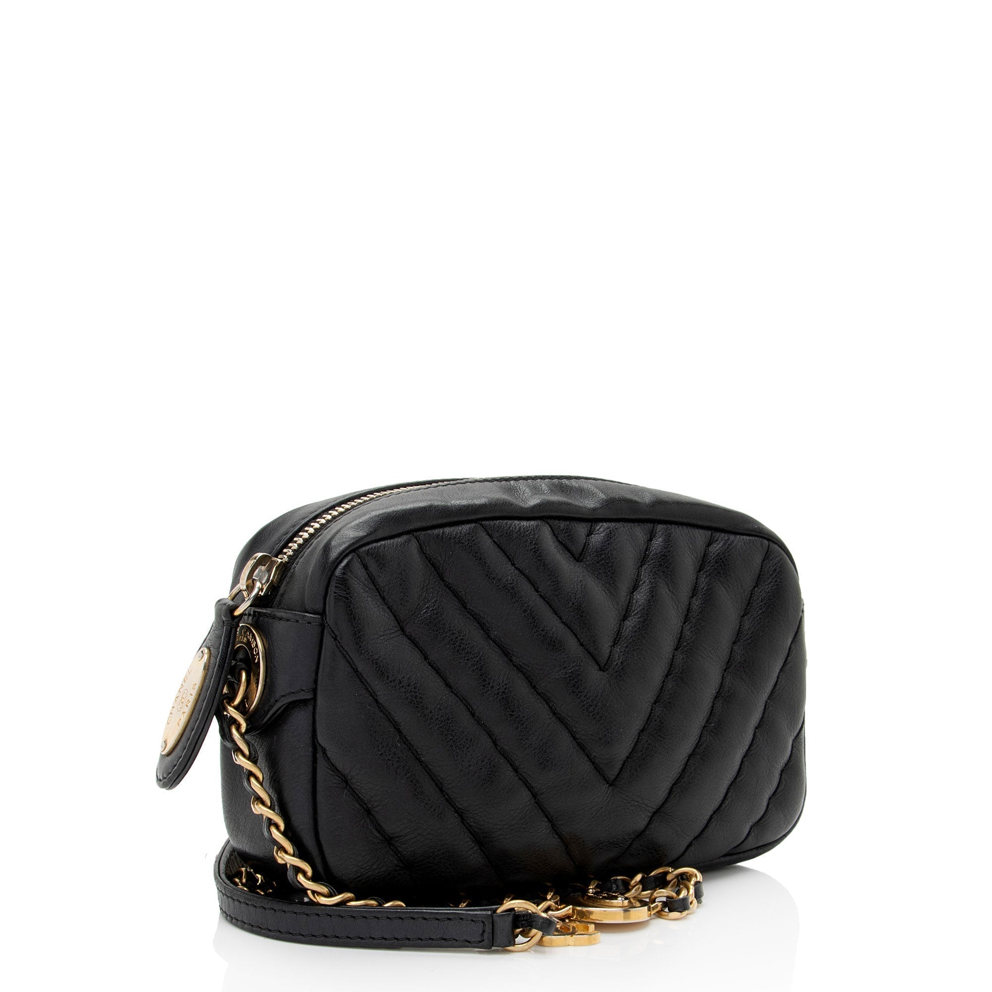 Top Quality Chanel Chevron Lambskin Medallion Mini Camera Bag (SHF-c3TbYj)
