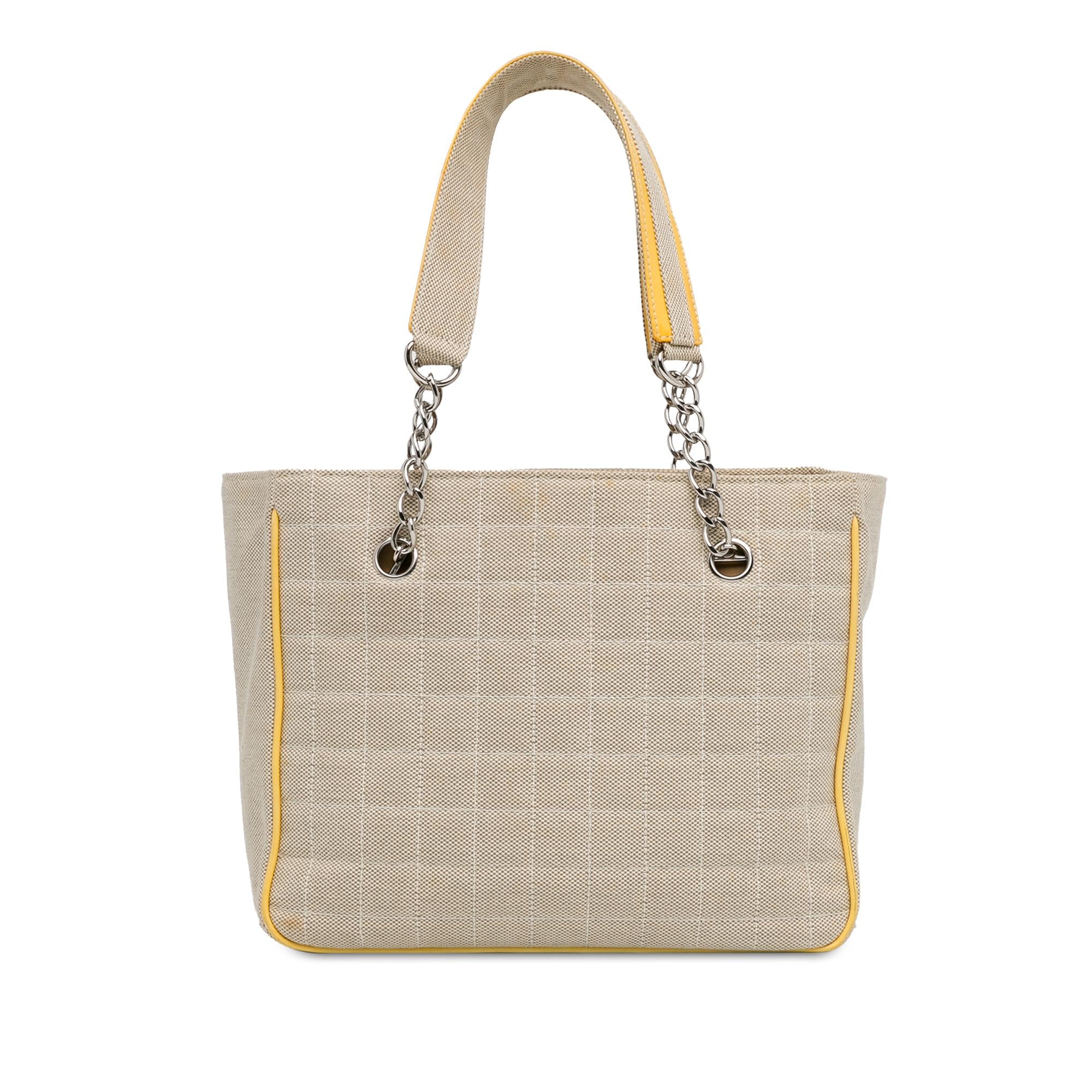 Top Quality Chanel Choco Bar Canvas CC Camellia No. 5 Tote (SHG-2pYBaU)
