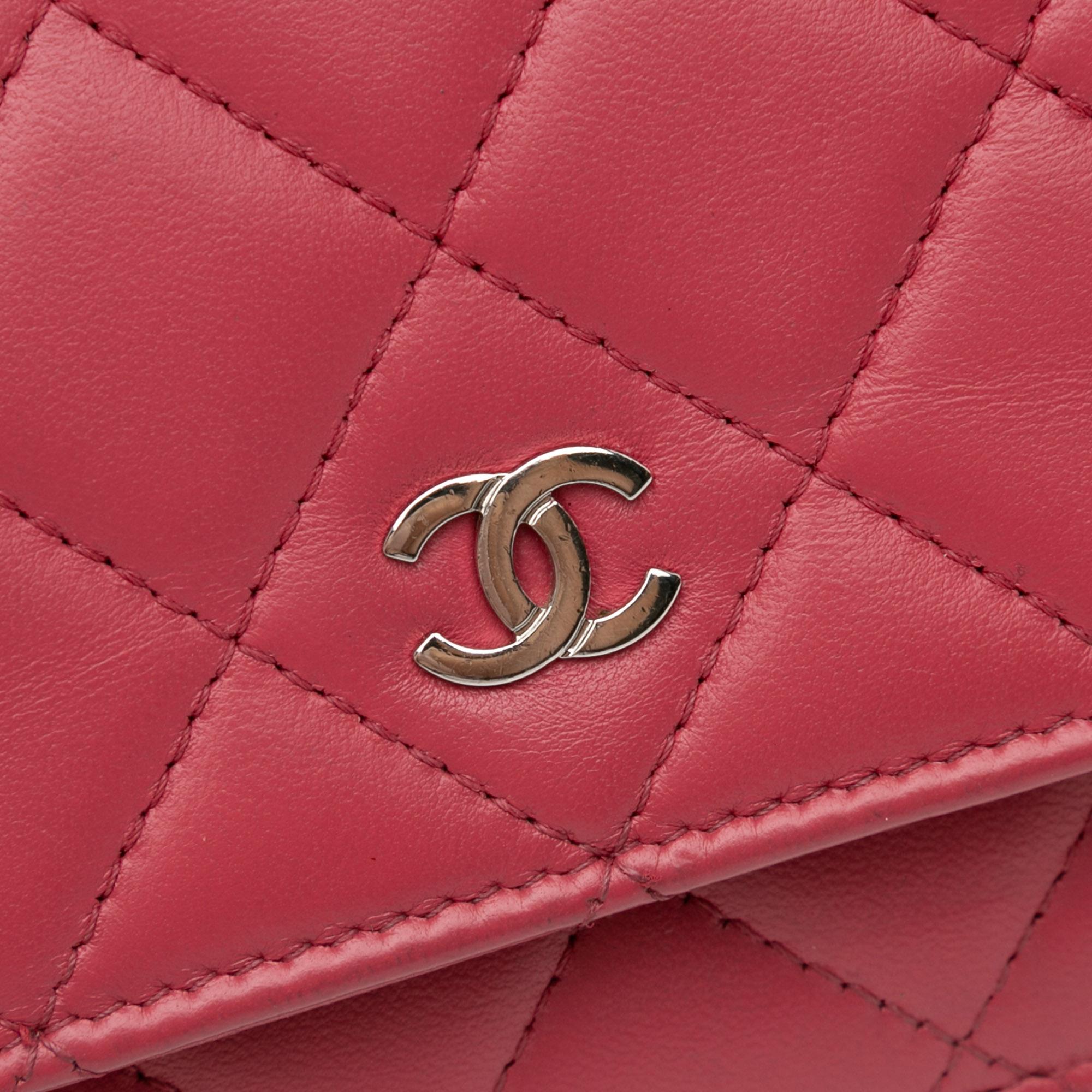Top Quality Chanel Classic Lambskin Wallet on Chain (SHG-kmkl8K)