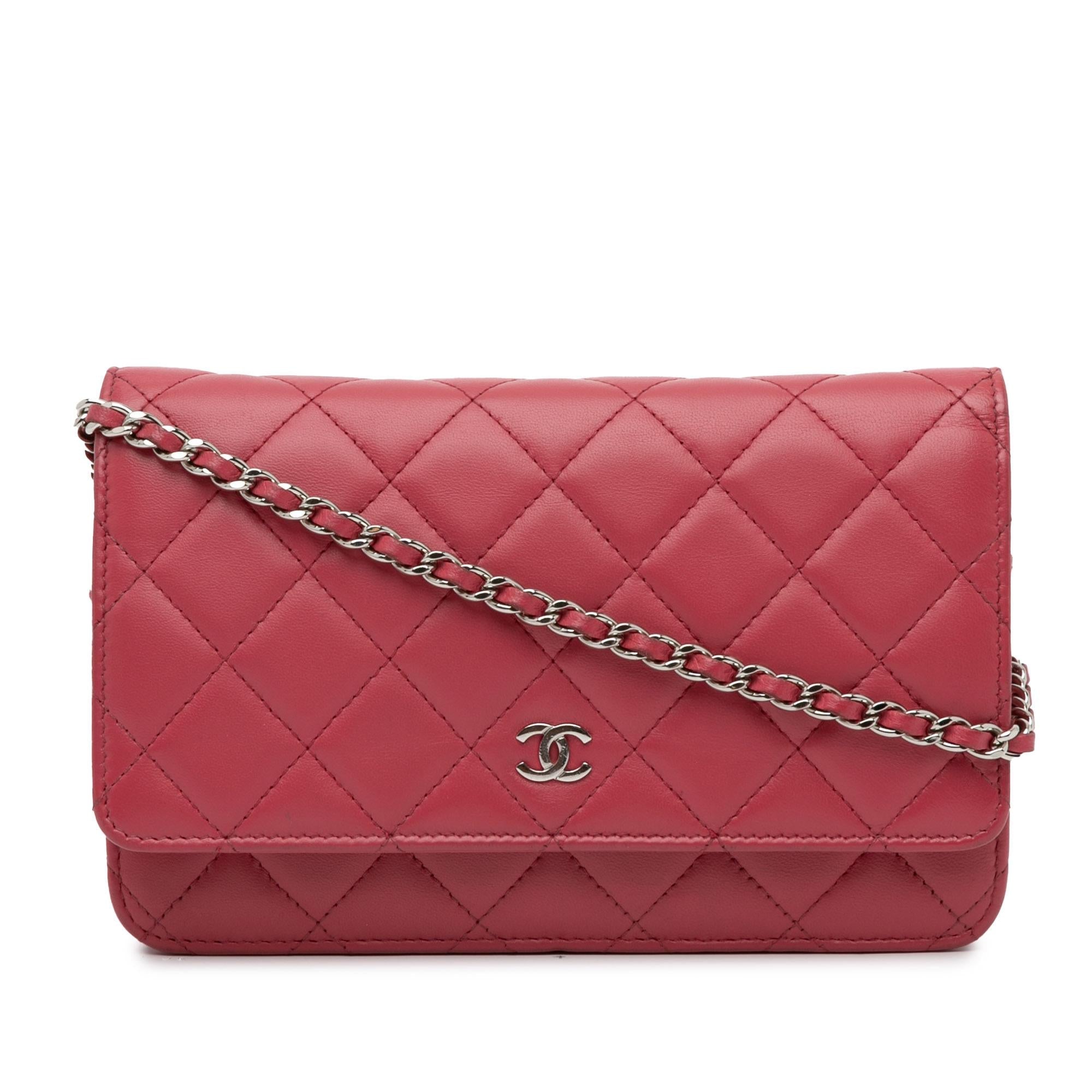 Top Quality Chanel Classic Lambskin Wallet on Chain (SHG-kmkl8K)