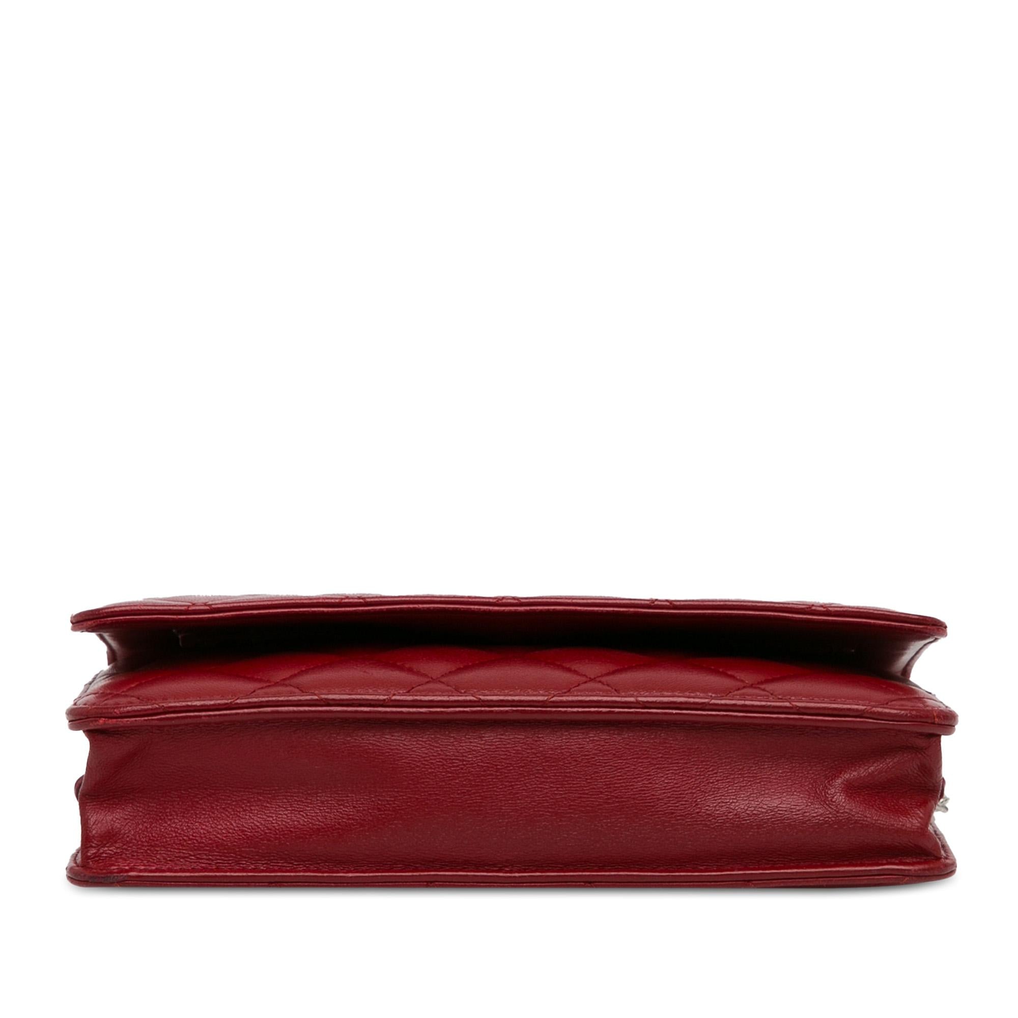 Top Quality Chanel Classic Lambskin Wallet on Chain (SHG-K44mDi)