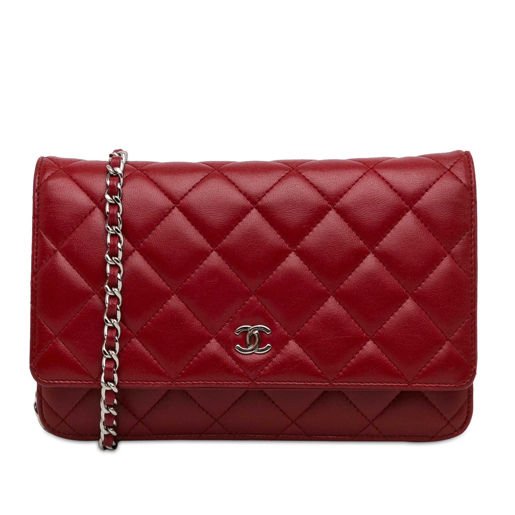 Top Quality Chanel Classic Lambskin Wallet on Chain (SHG-K44mDi)