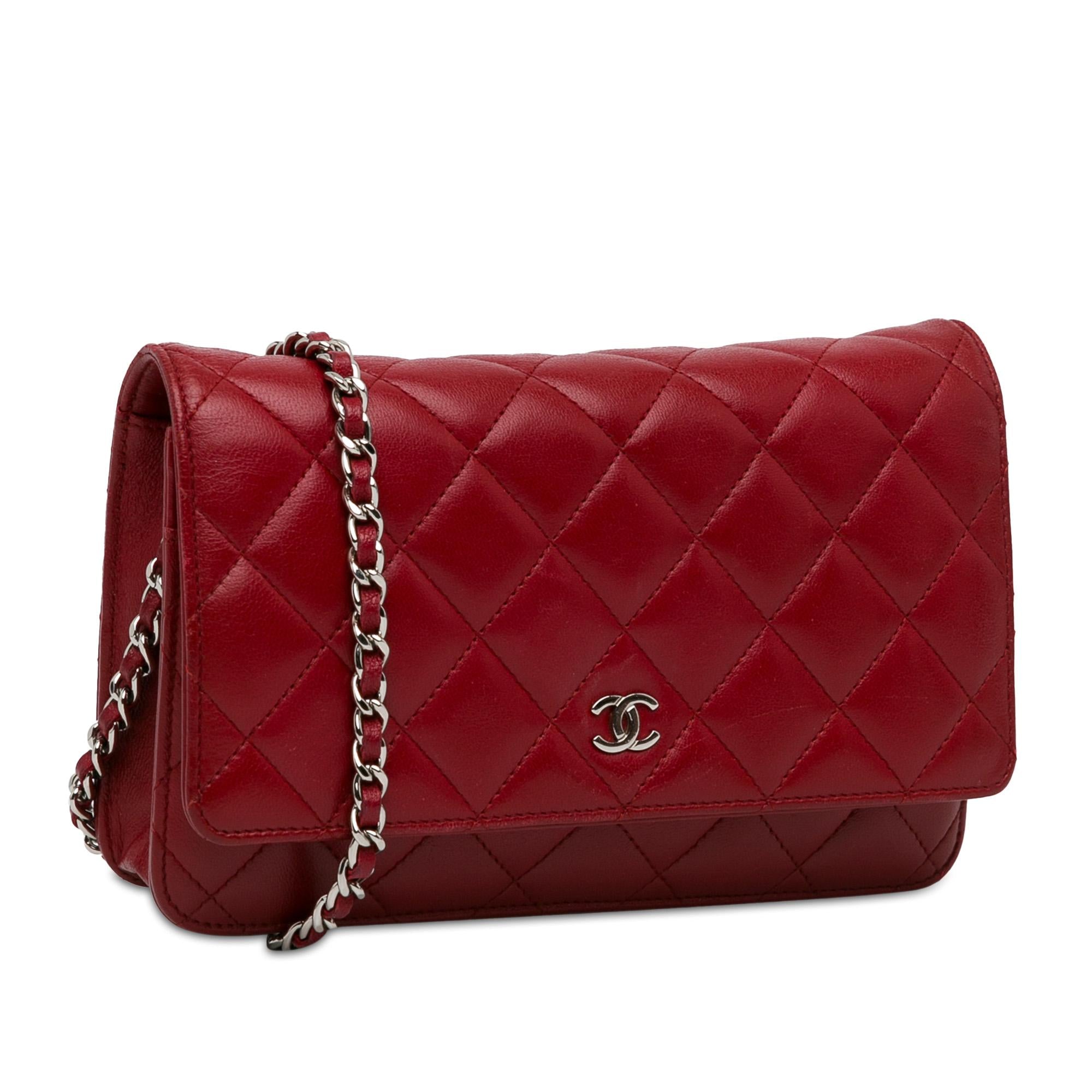 Top Quality Chanel Classic Lambskin Wallet on Chain (SHG-K44mDi)