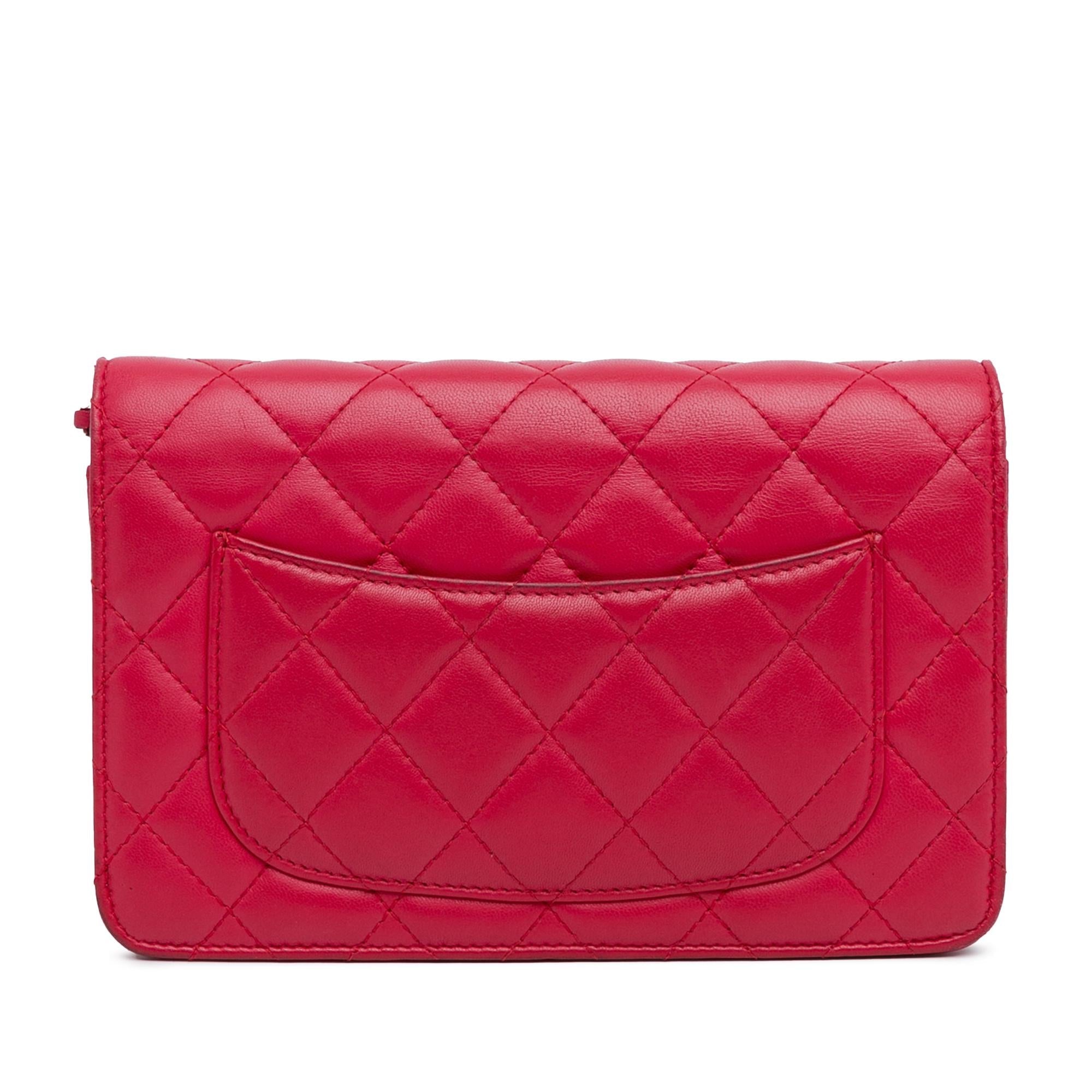 Top Quality Chanel Classic Lambskin Wallet on Chain (SHG-456A62)