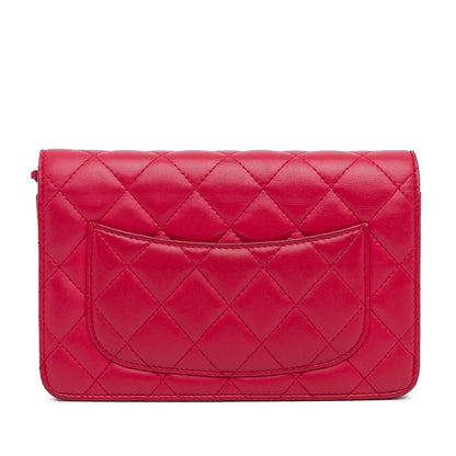 Top Quality Chanel Classic Lambskin Wallet on Chain (SHG-456A62)