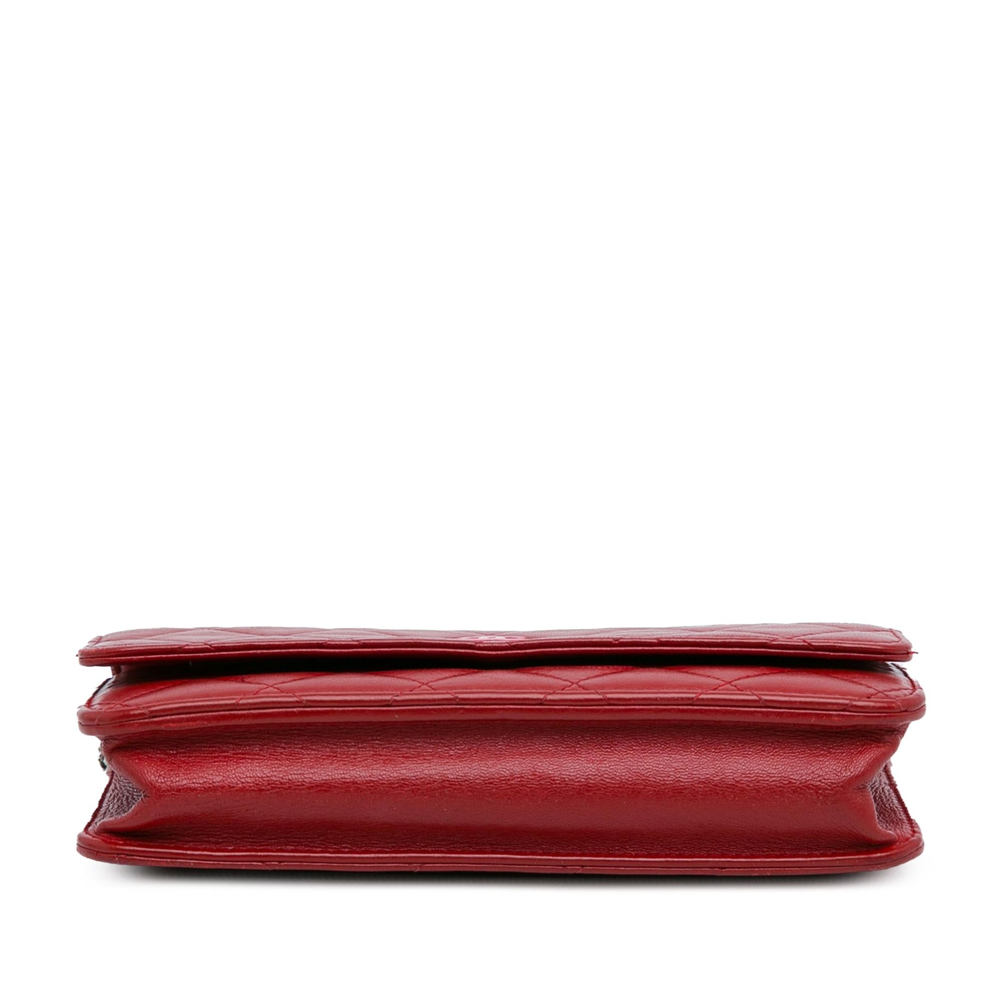 Top Quality Chanel Classic Lambskin Wallet on Chain (SHG-1JtIAe)