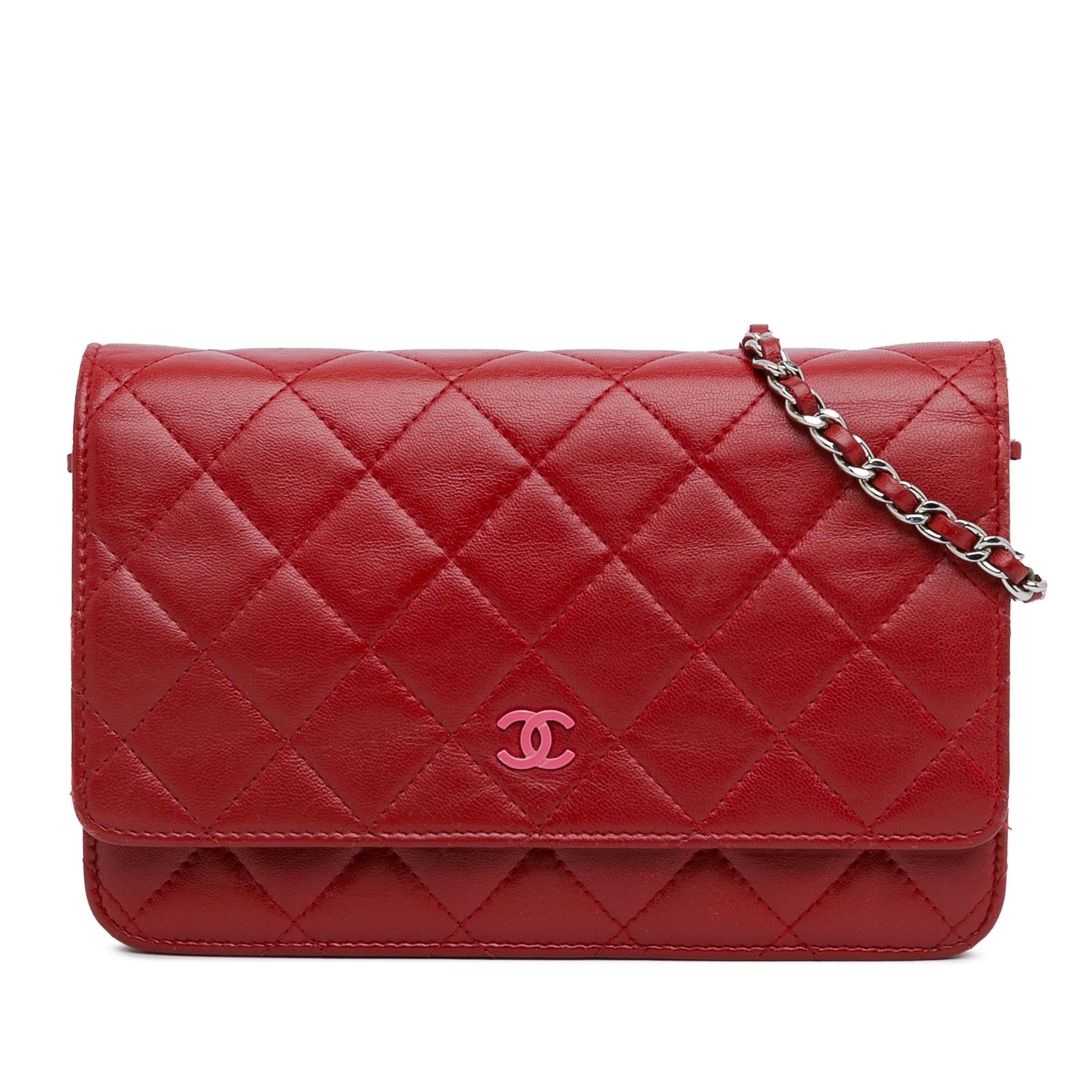 Top Quality Chanel Classic Lambskin Wallet on Chain (SHG-1JtIAe)