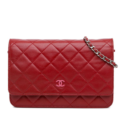 Top Quality Chanel Classic Lambskin Wallet on Chain (SHG-1JtIAe)