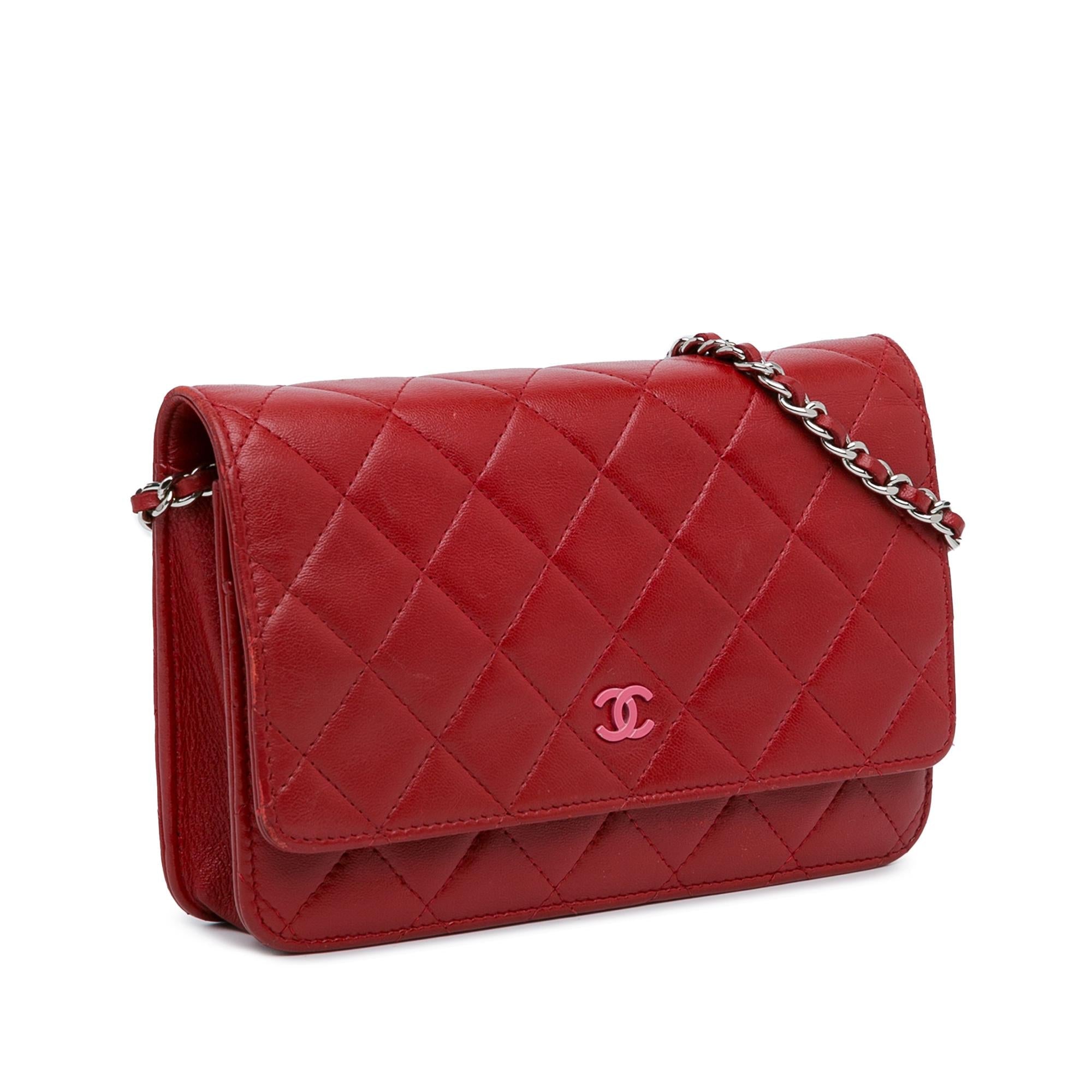 Top Quality Chanel Classic Lambskin Wallet on Chain (SHG-1JtIAe)