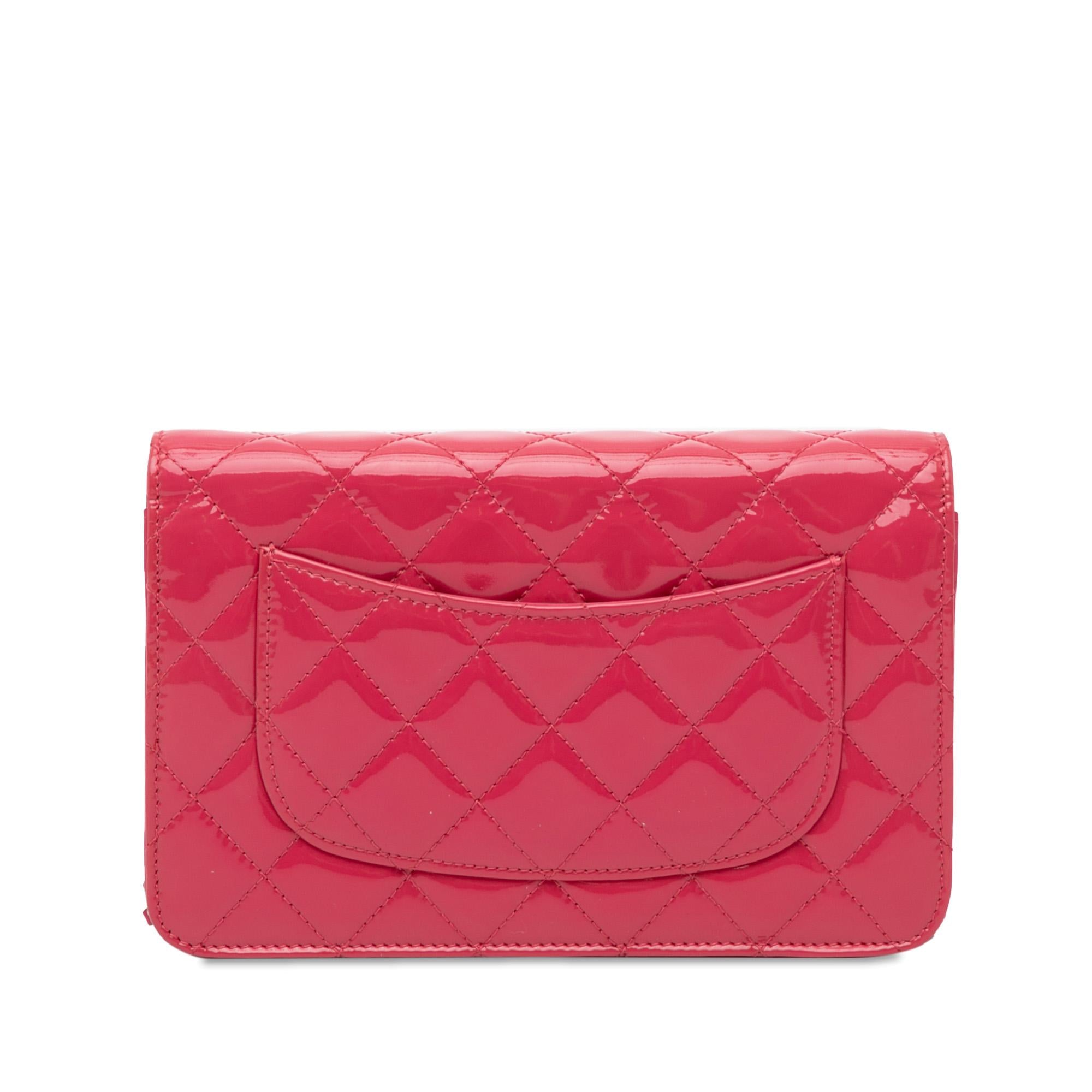 Top Quality Chanel Classic Patent Wallet On Chain (SHG-A2wDHs)