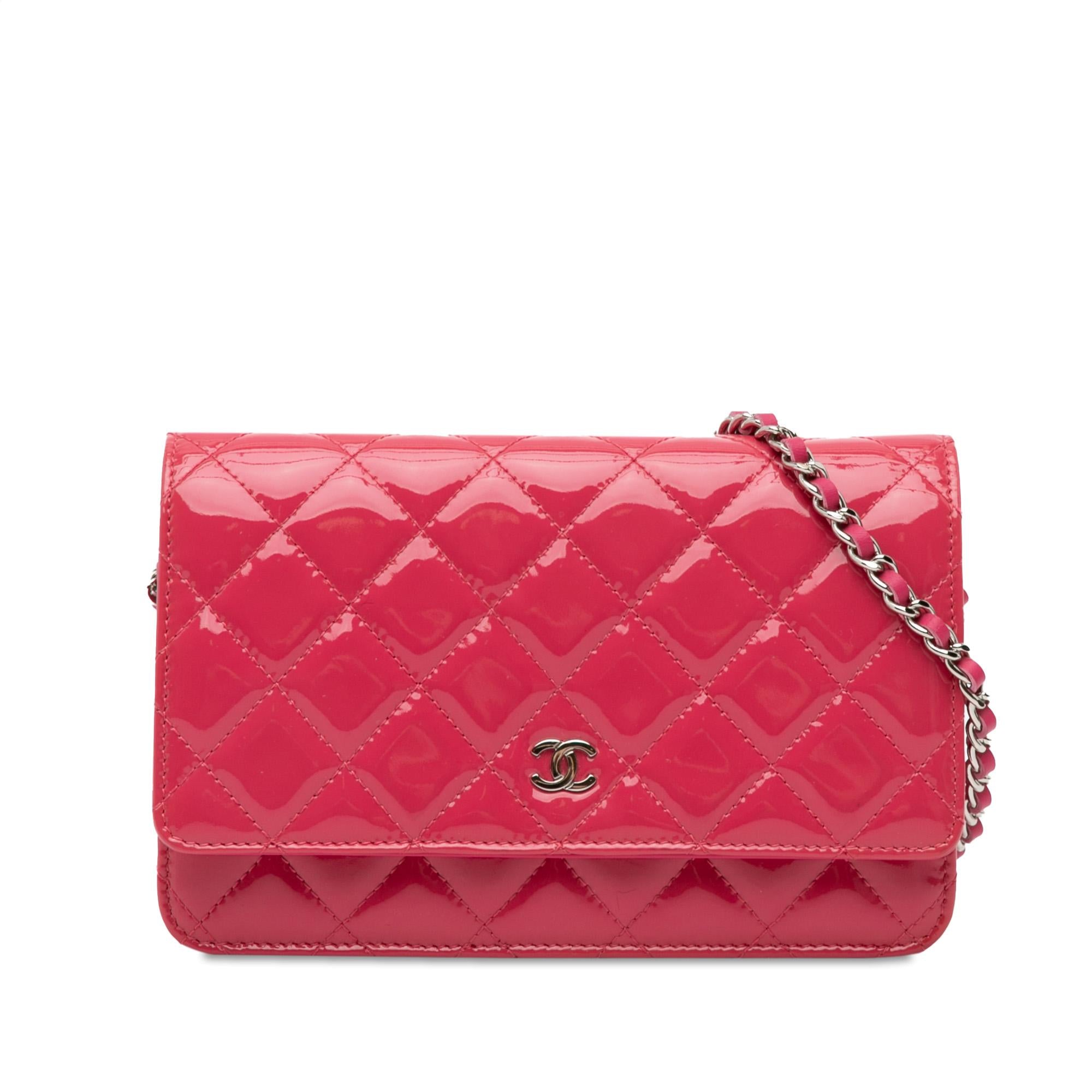 Top Quality Chanel Classic Patent Wallet On Chain (SHG-A2wDHs)