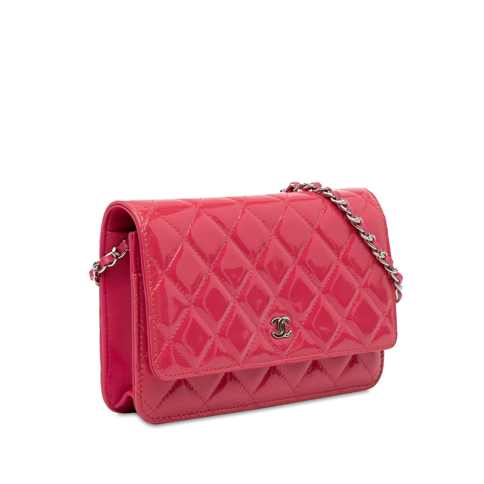 Top Quality Chanel Classic Patent Wallet On Chain (SHG-A2wDHs)