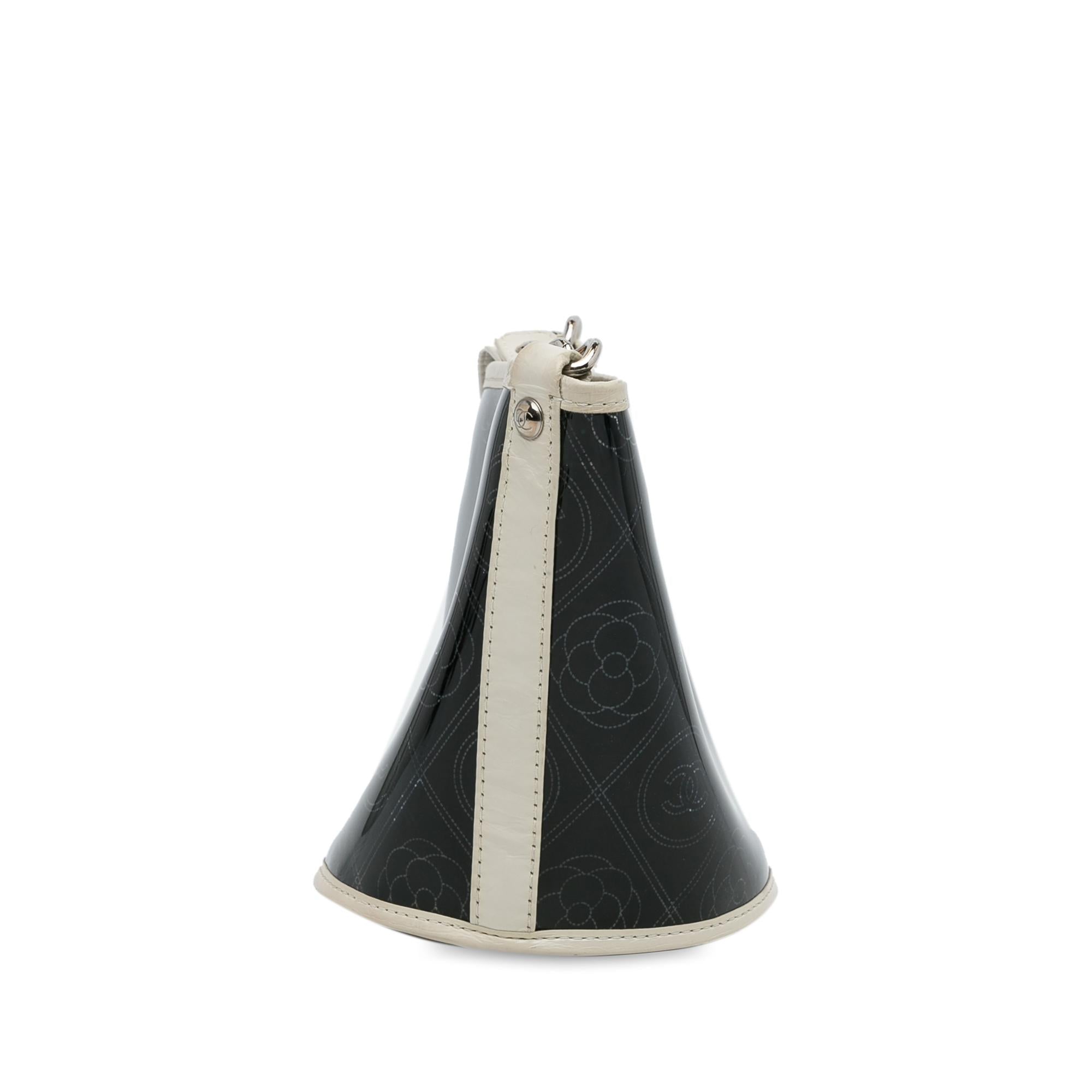 Top Quality Chanel Crumpled Calfskin PVC Camellia Bucket (SHG-xosy4Q)
