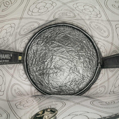 Top Quality Chanel Crumpled Calfskin PVC Camellia Bucket (SHG-53ZkcW)
