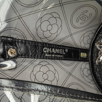 Top Quality Chanel Crumpled Calfskin PVC Camellia Bucket (SHG-53ZkcW)