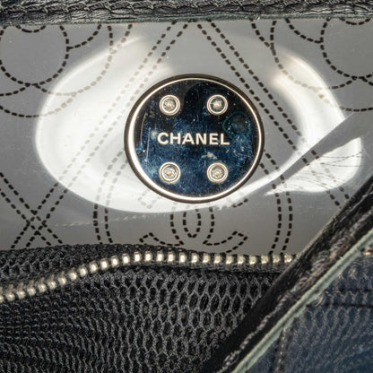 Top Quality Chanel Crumpled Calfskin PVC Camellia Bucket (SHG-53ZkcW)