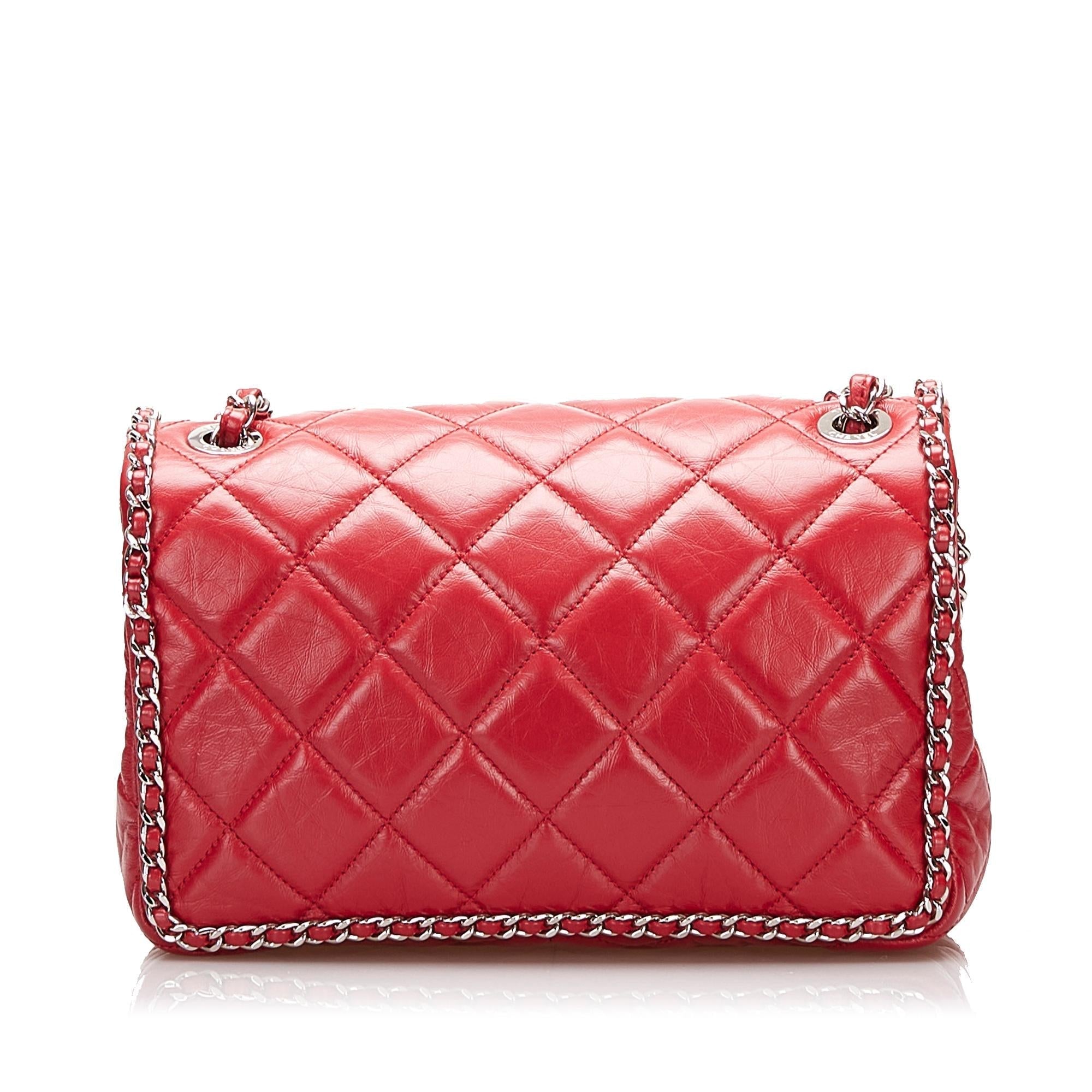 Top Quality Chanel Crumpled Chain All Over Flap (SHG-NURjgY)