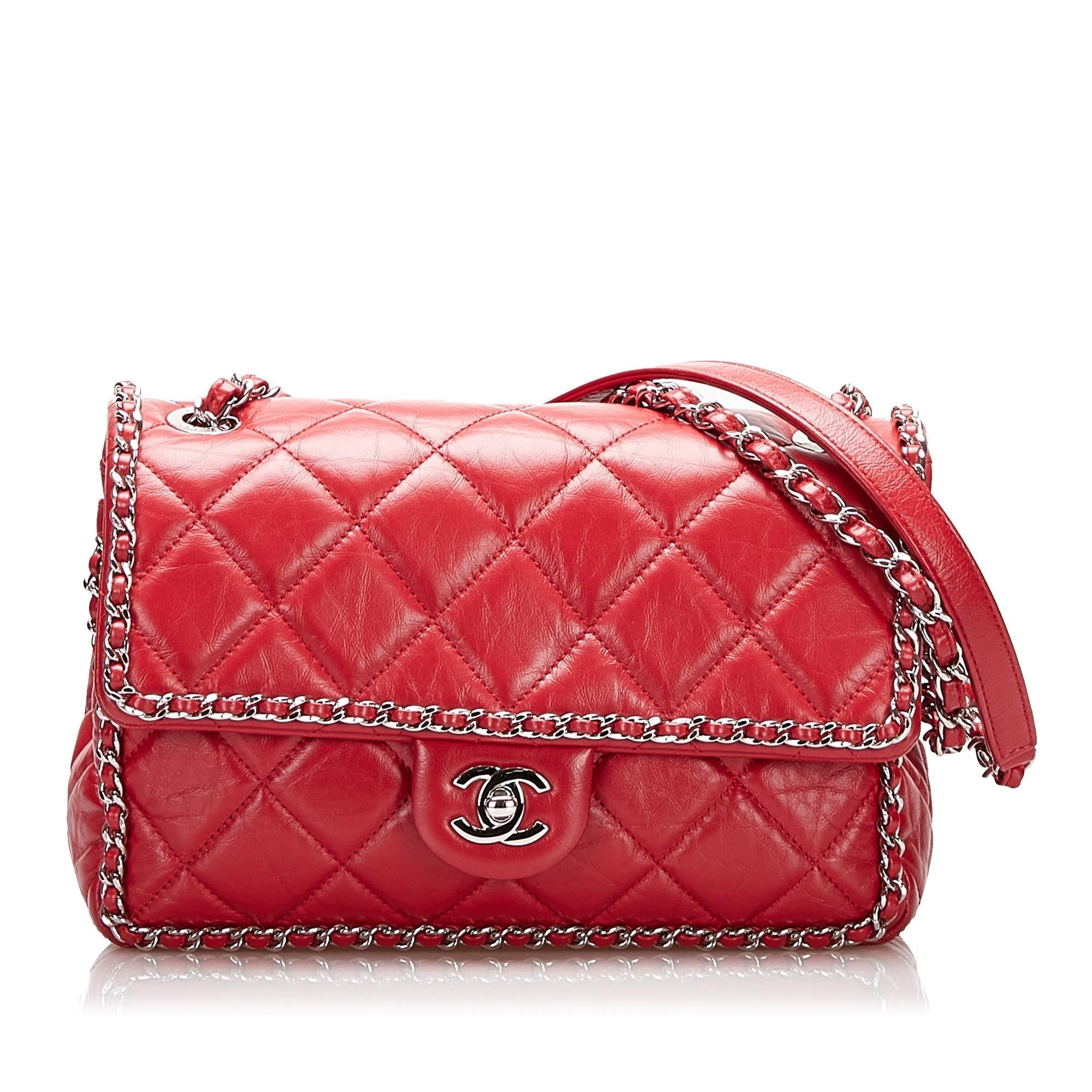 Top Quality Chanel Crumpled Chain All Over Flap (SHG-NURjgY)