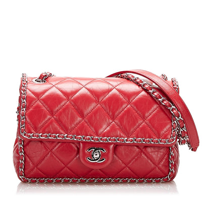 Top Quality Chanel Crumpled Chain All Over Flap (SHG-NURjgY)