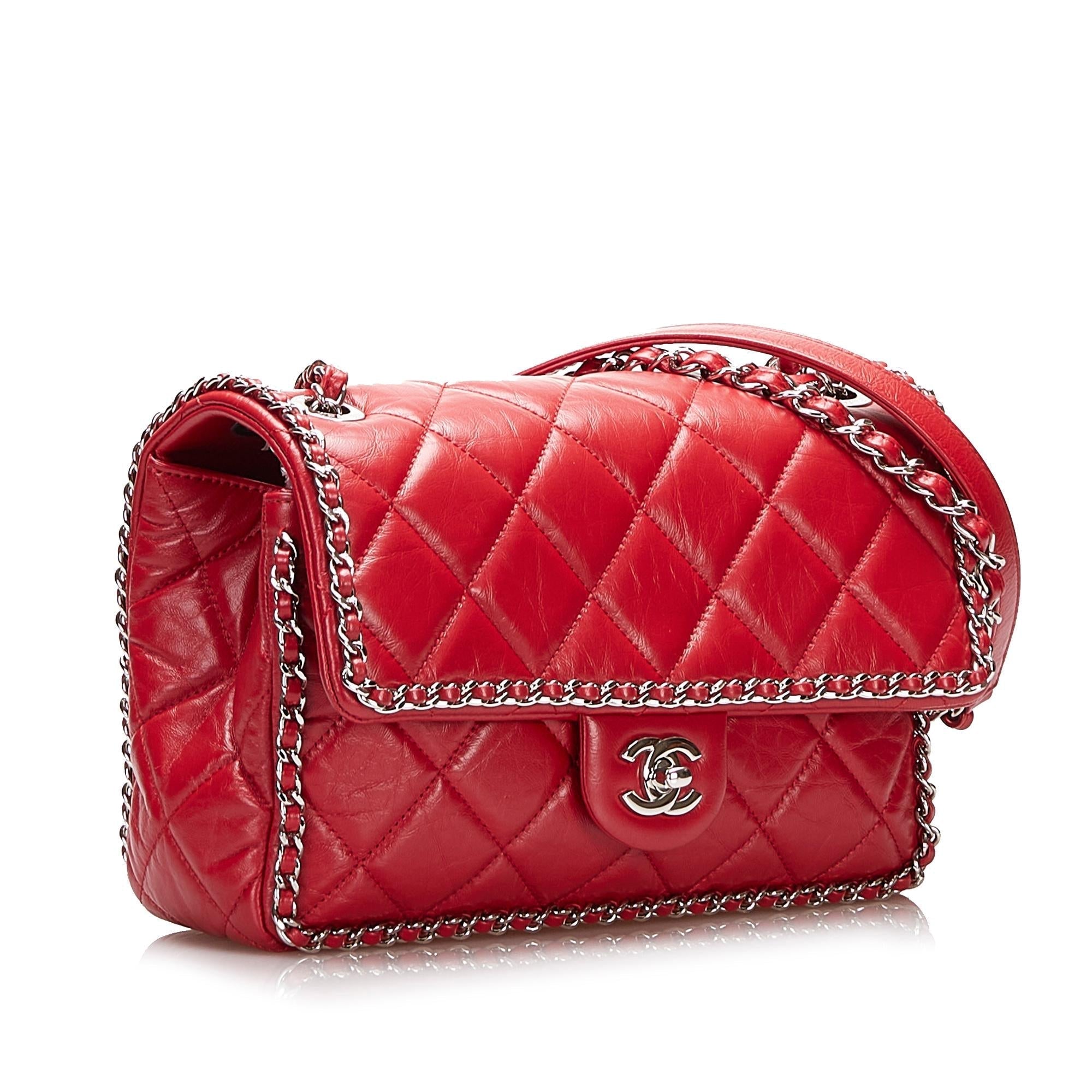 Top Quality Chanel Crumpled Chain All Over Flap (SHG-NURjgY)