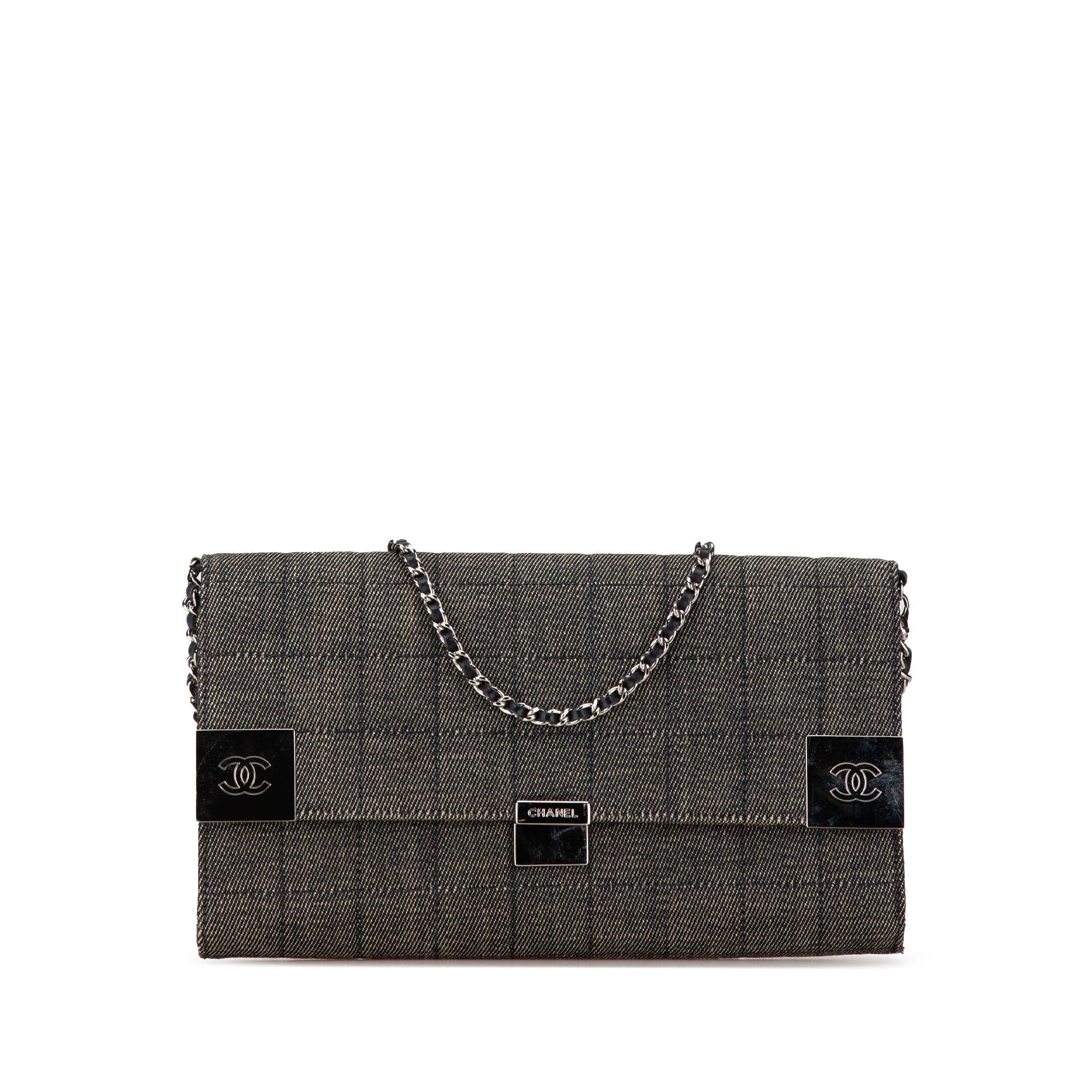 Top Quality Chanel Denim Choco Bar Chain Flap (SHG-rRGtBB)