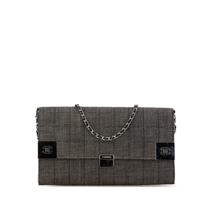 Top Quality Chanel Denim Choco Bar Chain Flap (SHG-rRGtBB)