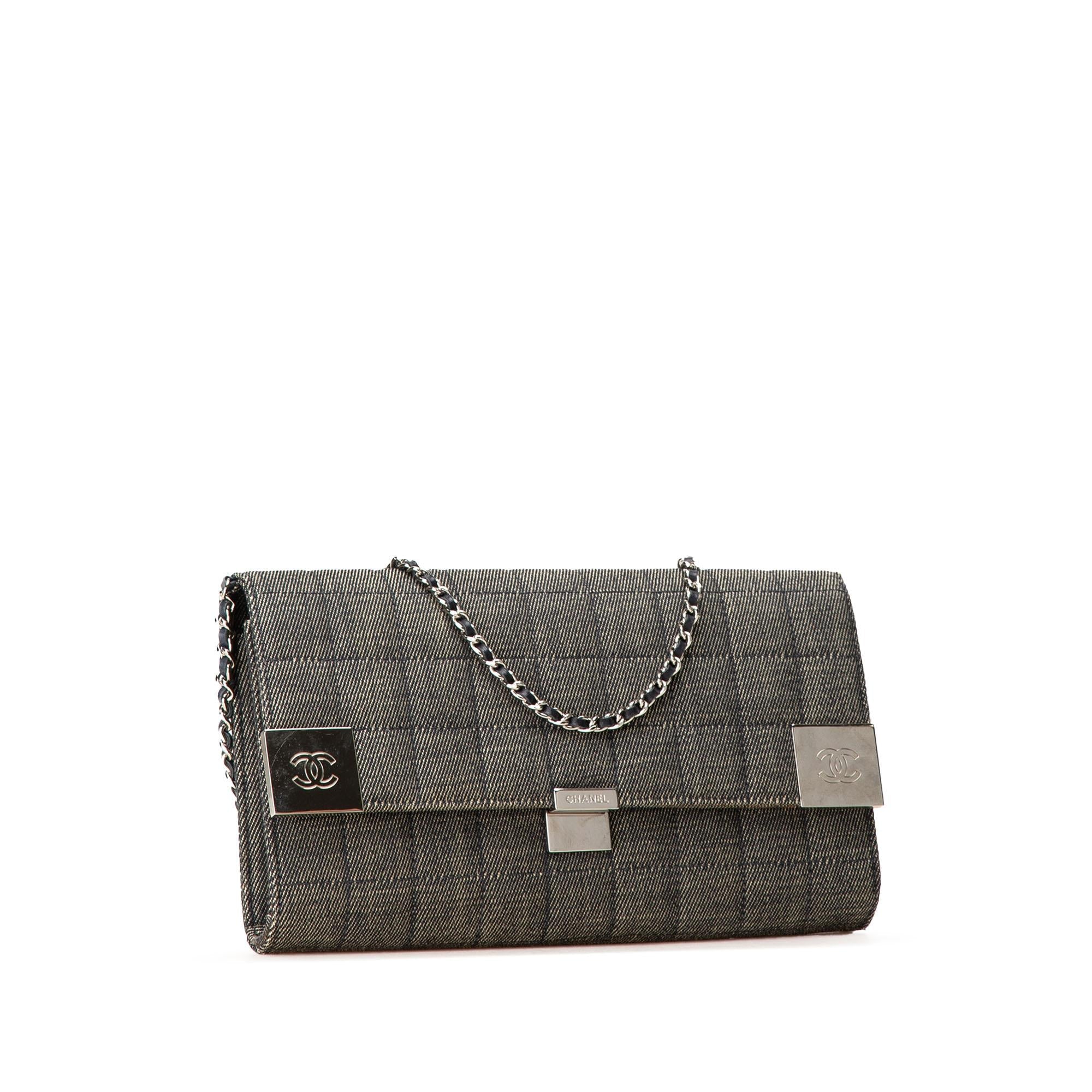Top Quality Chanel Denim Choco Bar Chain Flap (SHG-rRGtBB)