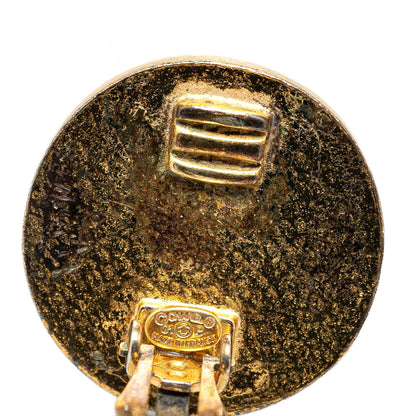 Top Quality Chanel Gold Plated CC Clip On Earrings (SHG-uuOEsU)