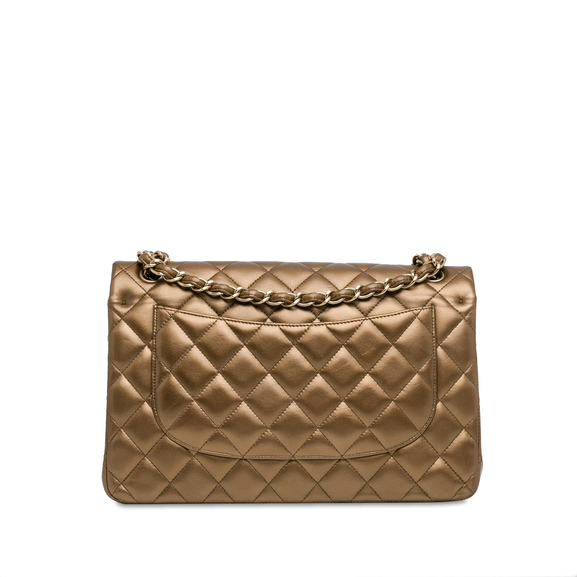 Top Quality Chanel Jumbo Classic Lambskin Double Flap (SHG-hZQv8E)