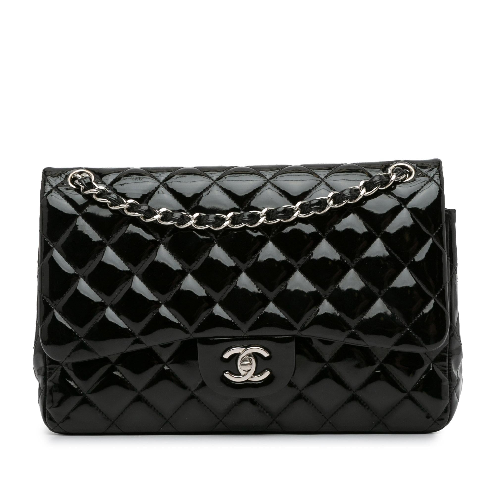 Top Quality Chanel Jumbo Classic Patent Double Flap (SHG-67ErRs)