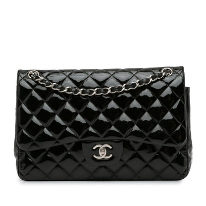 Top Quality Chanel Jumbo Classic Patent Double Flap (SHG-67ErRs)