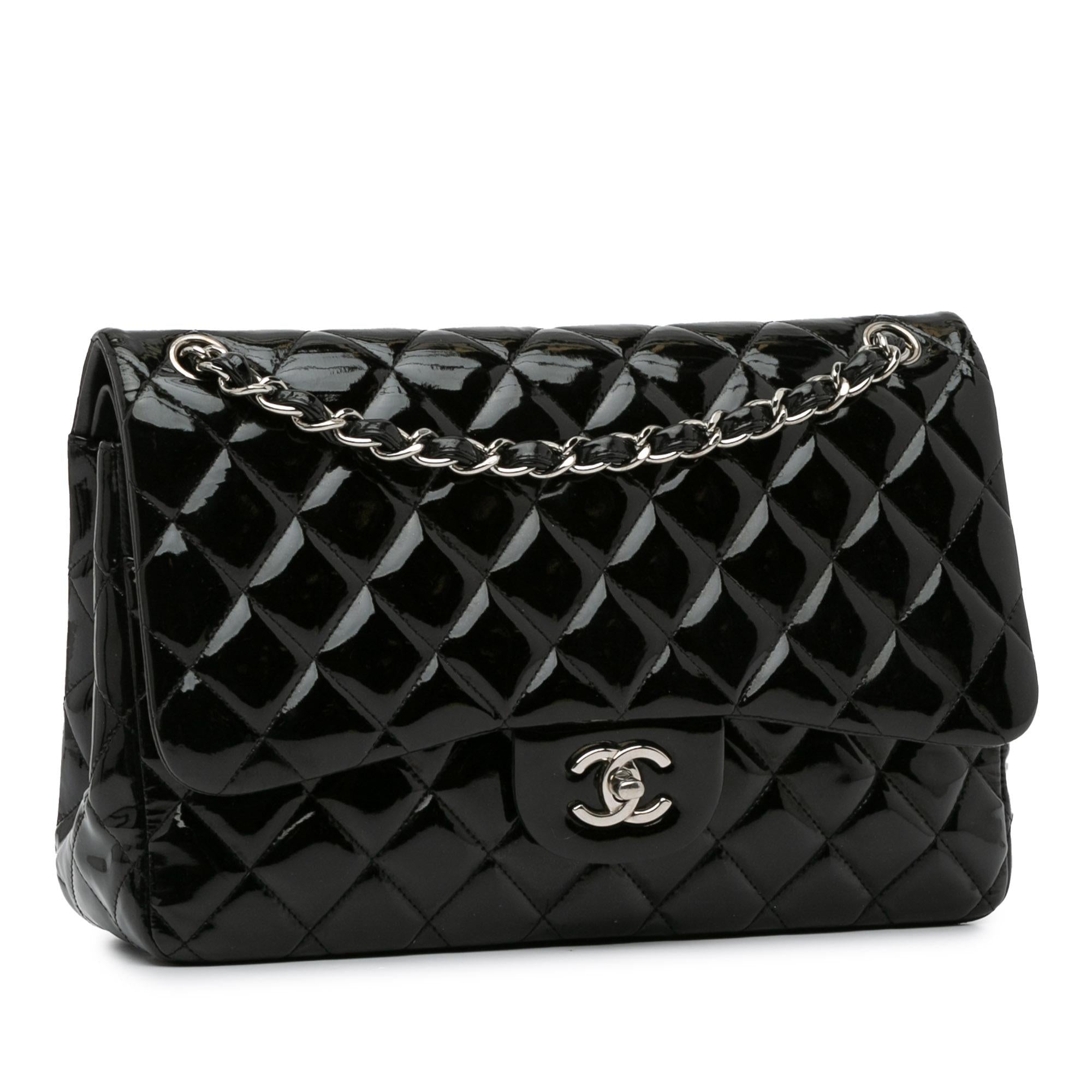 Top Quality Chanel Jumbo Classic Patent Double Flap (SHG-67ErRs)