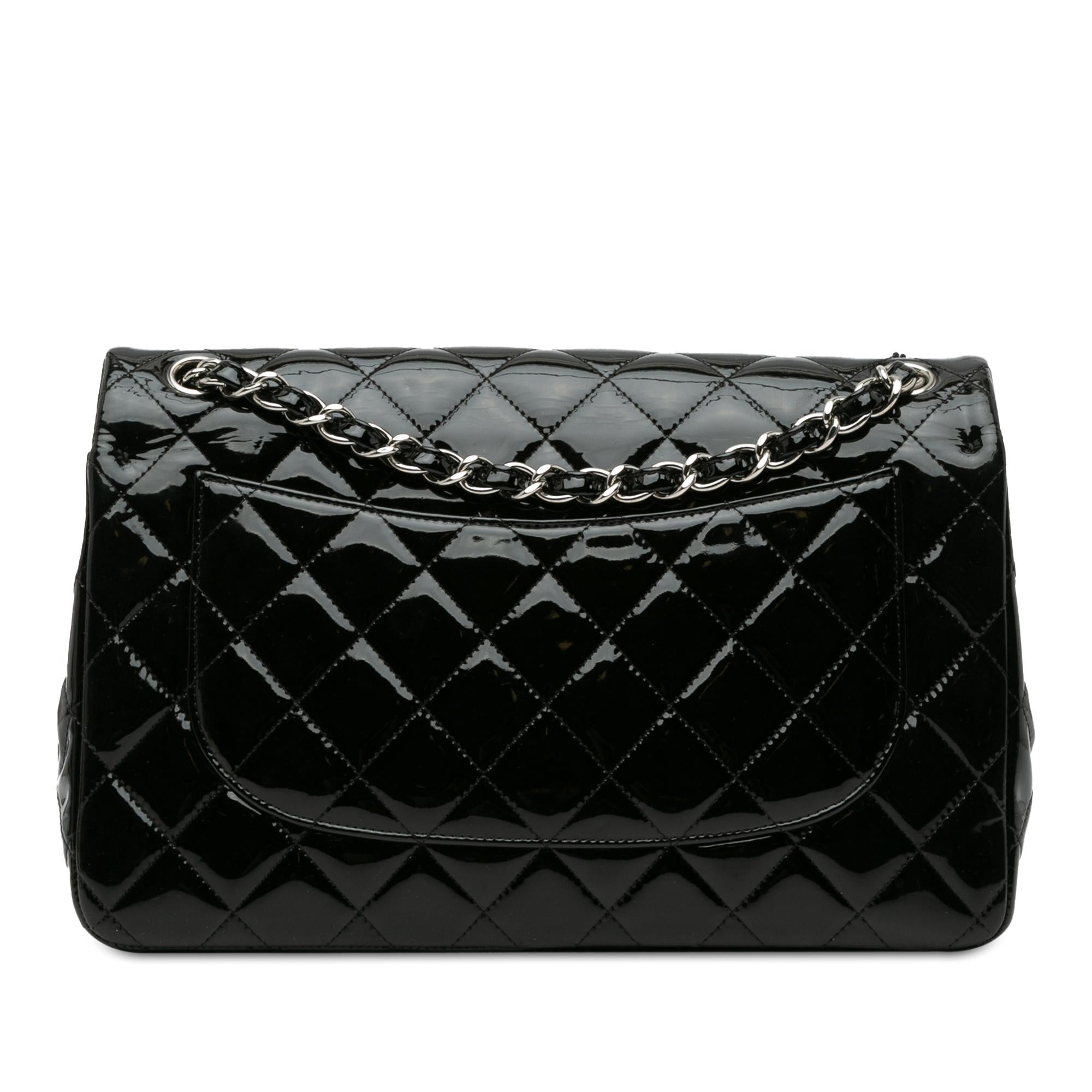 Top Quality Chanel Jumbo Classic Patent Double Flap (SHG-gJqseL)