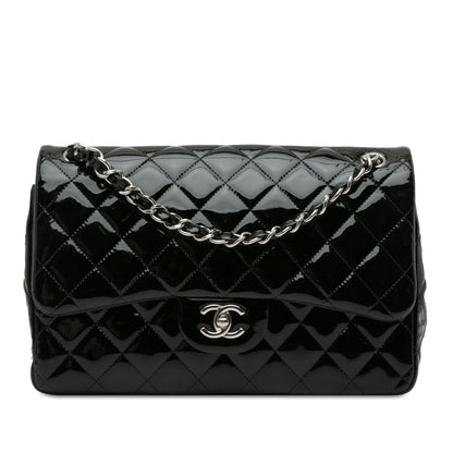 Top Quality Chanel Jumbo Classic Patent Double Flap (SHG-gJqseL)