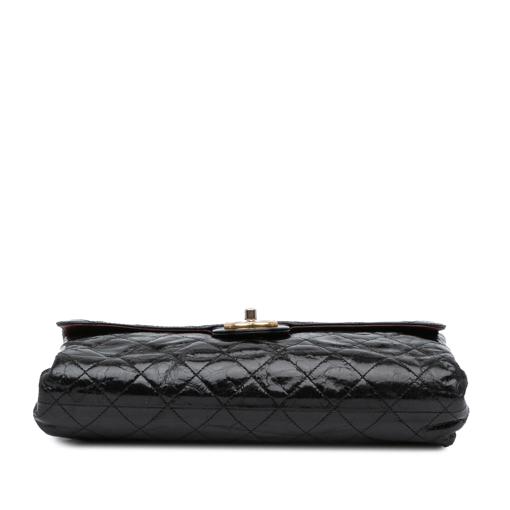 Top Quality Chanel Jumbo Quilted Glazed Calfskin Clams Pocket Flap (SHG-jPBPrw)