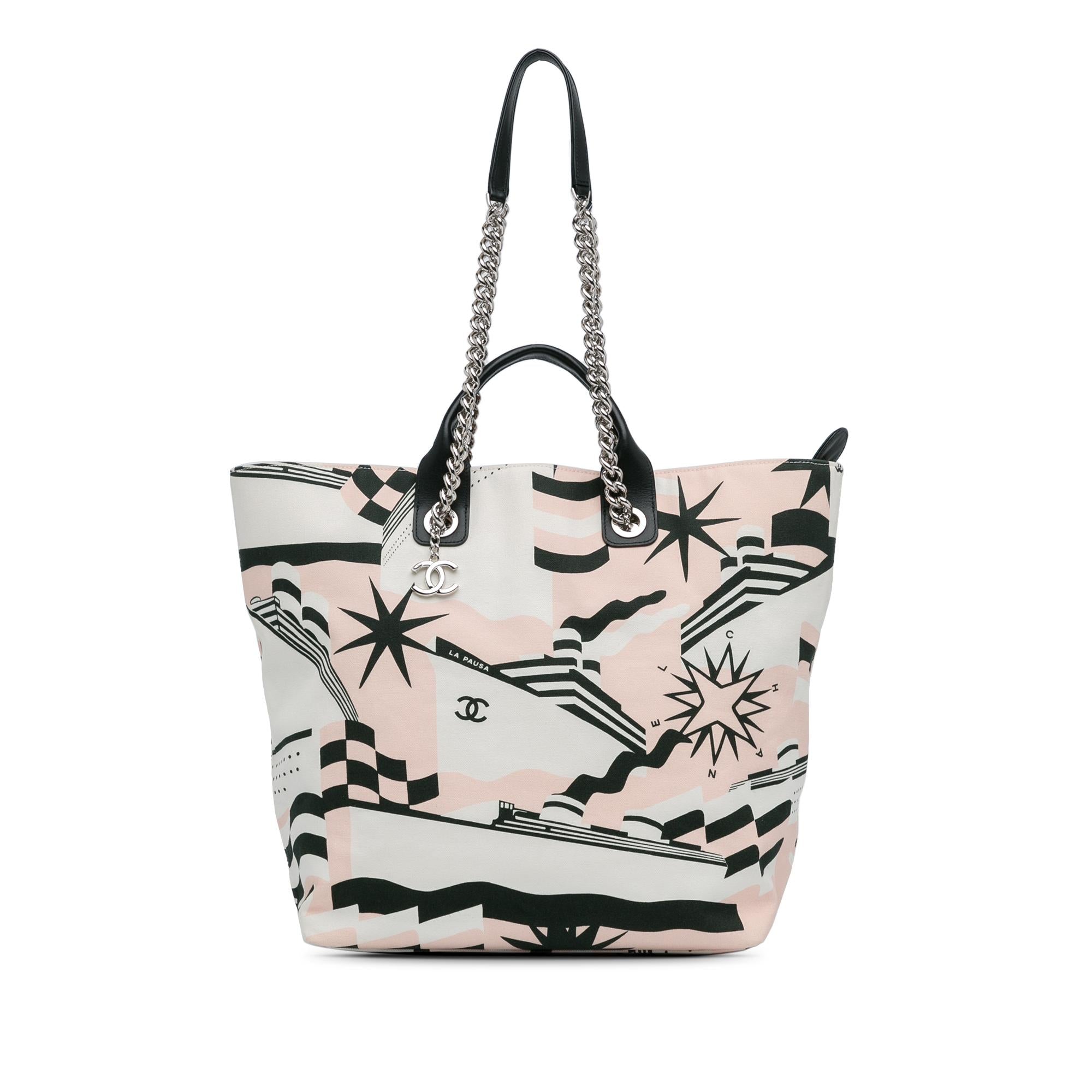 Top Quality Chanel La Pausa Bay Shopping Tote (SHG-BHPMOc)