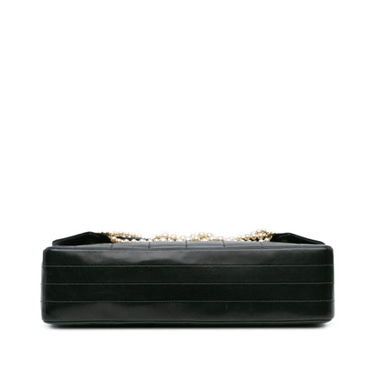 Top Quality Chanel Lambskin Chocolate Bar Pearl Chain Flap (SHG-vnO4Mm)