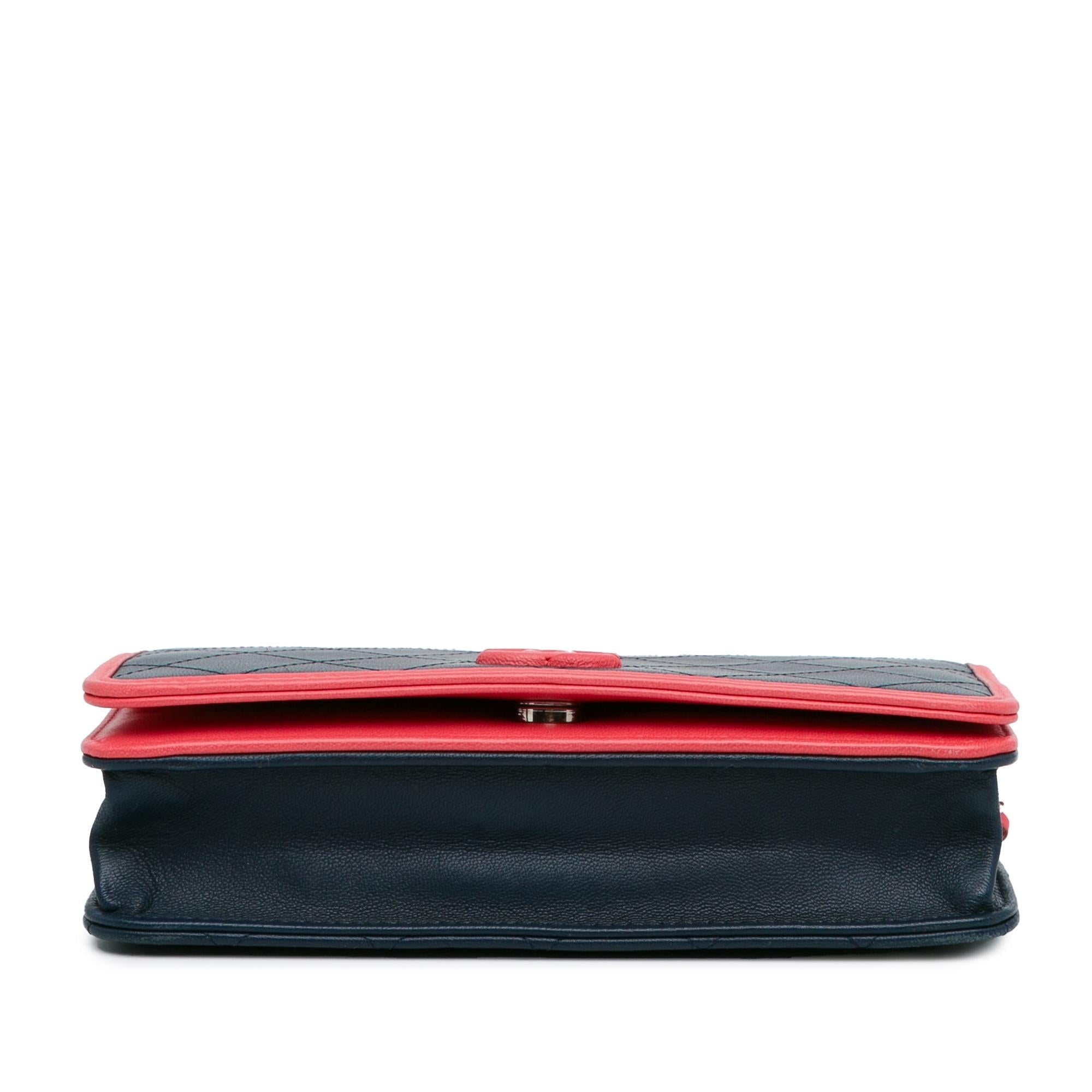 Top Quality Chanel Lambskin Color Pop CC Wallet On Chain (SHG-pah7rE)