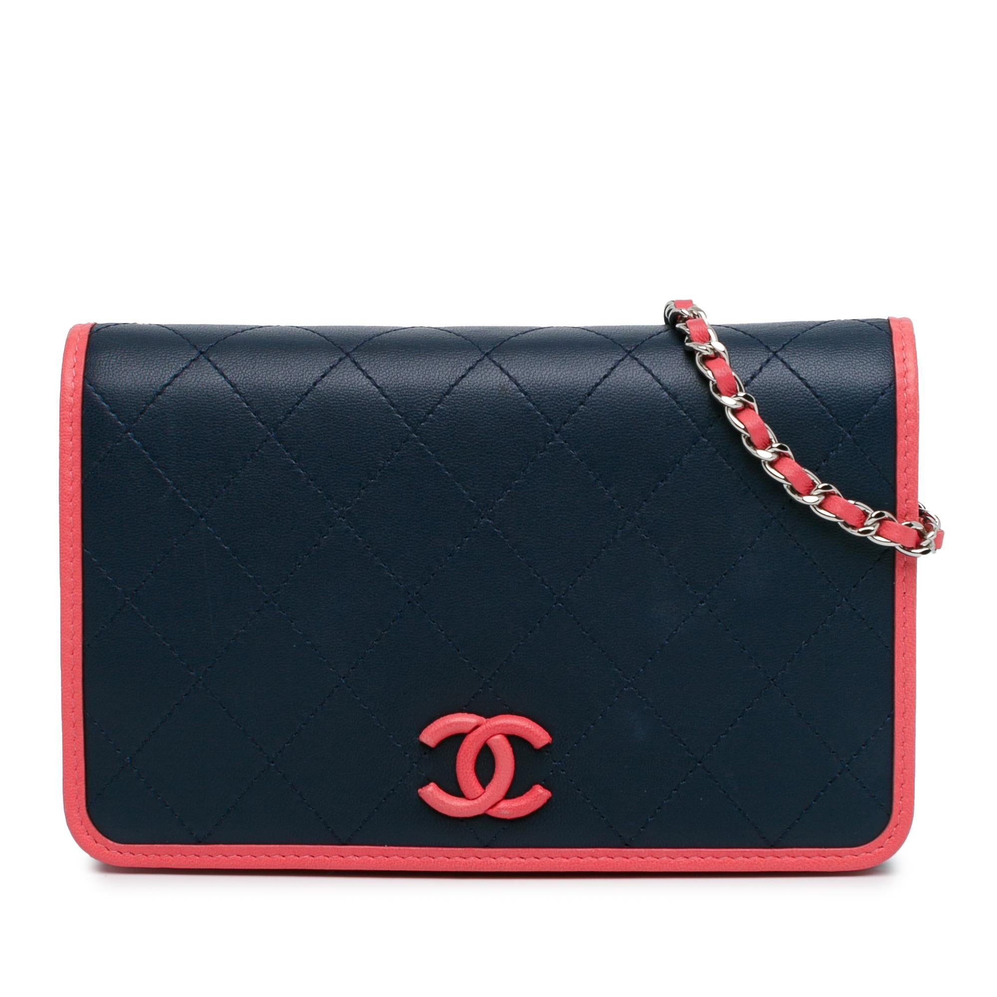 Top Quality Chanel Lambskin Color Pop CC Wallet On Chain (SHG-pah7rE)