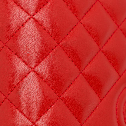 Top Quality Chanel Lambskin Diamond CC Wallet on Chain (SHG-K03AWt)