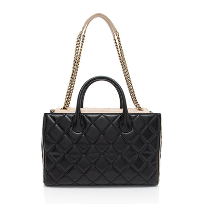 Top Quality Chanel Lambskin Portobello Small Tote (SHF-Drtxbt)