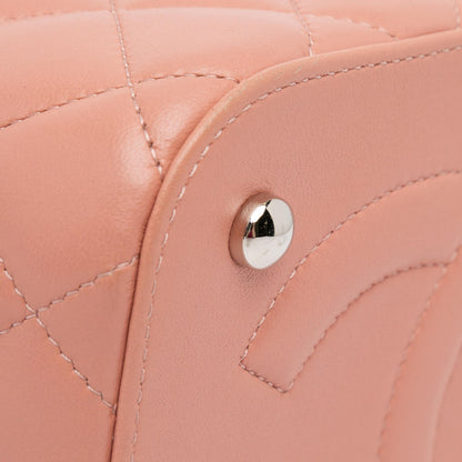 Top Quality Chanel Lambskin Top Handle Vanity Case with Chain (SHG-BSRNGL)