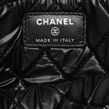 Top Quality Chanel Lambskin and Quilted Patent O Case Clutch (SHG-nuBGKM)
