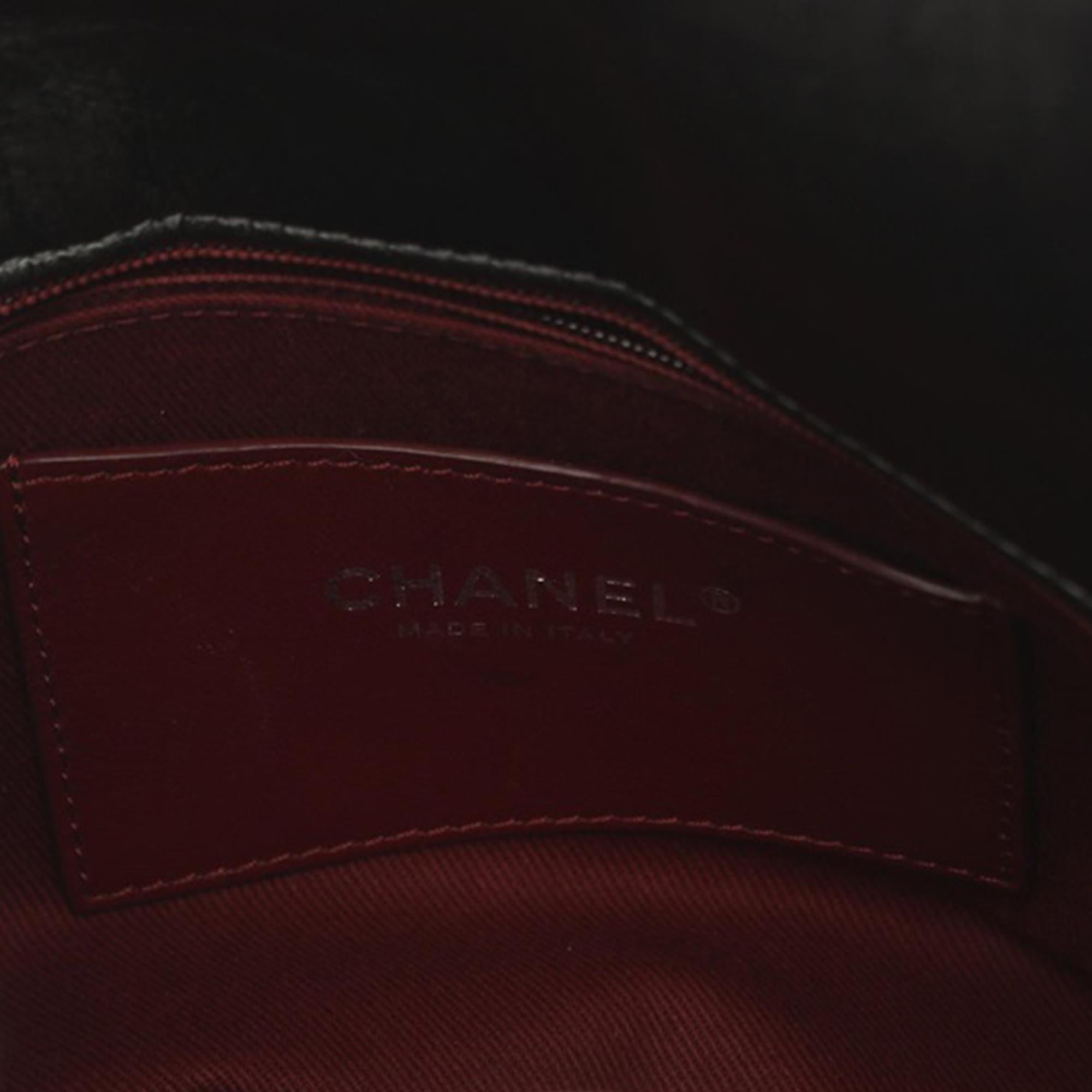 Top Quality Chanel Large Aged Calfskin Just Mademoiselle Bowling Bag (SHG-gDNFoT)