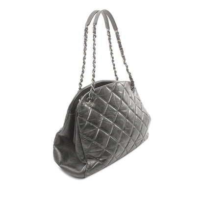 Top Quality Chanel Large Aged Calfskin Just Mademoiselle Bowling Bag (SHG-gDNFoT)
