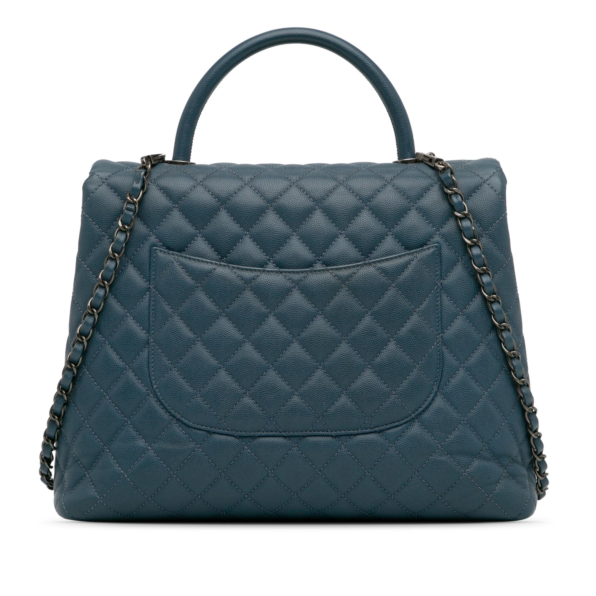 Top Quality Chanel Large Caviar Coco Top Handle Bag (SHG-nKdO2N)