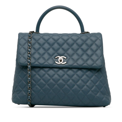Top Quality Chanel Large Caviar Coco Top Handle Bag (SHG-nKdO2N)