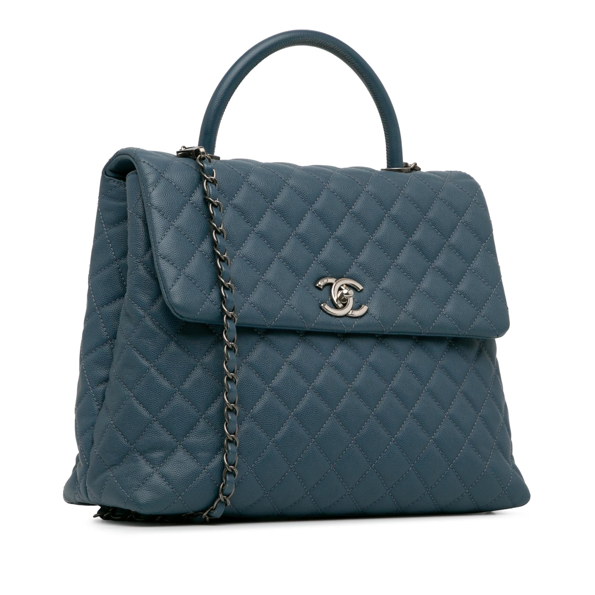 Top Quality Chanel Large Caviar Coco Top Handle Bag (SHG-nKdO2N)