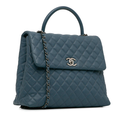 Top Quality Chanel Large Caviar Coco Top Handle Bag (SHG-nKdO2N)