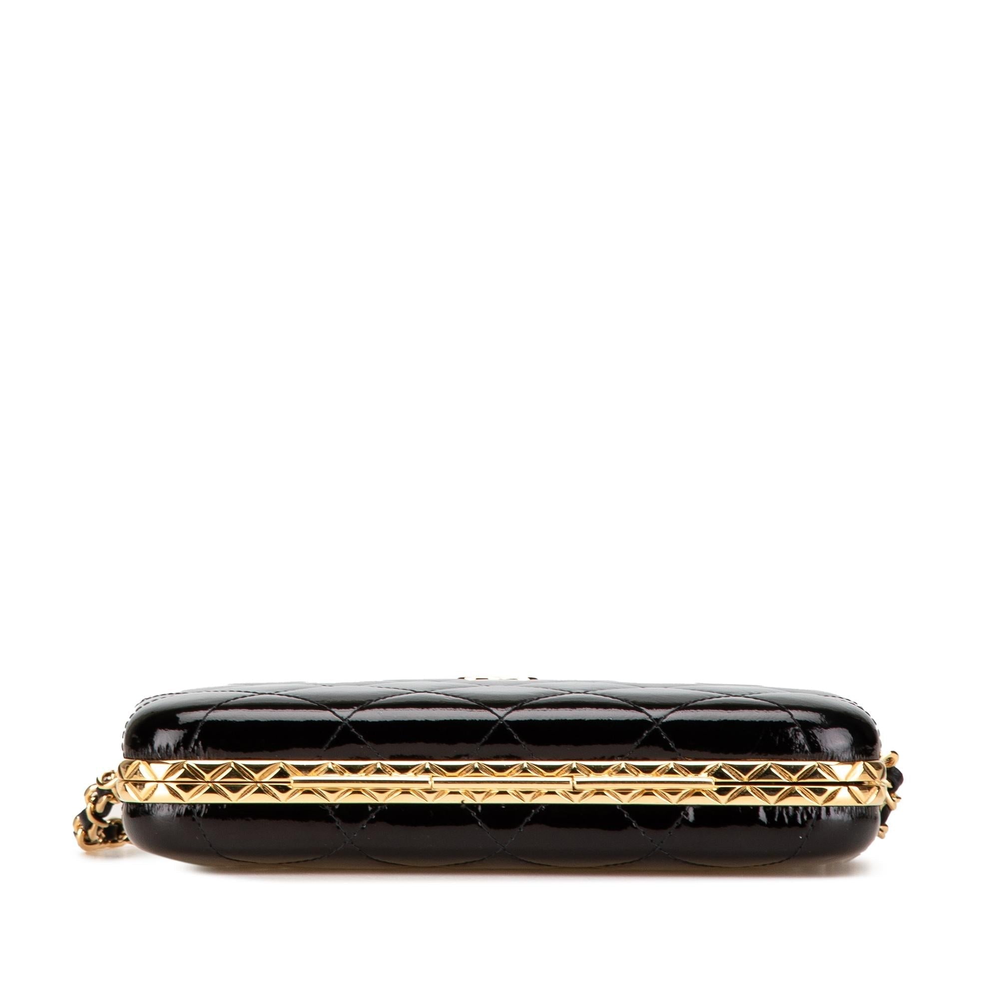 Top Quality Chanel Large Glazed Goatskin Box With Chain (SHG-2qsdiw)